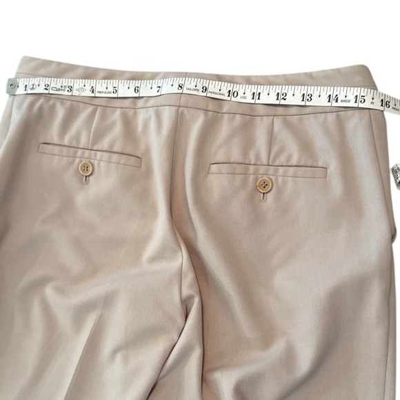Talbots Signature Bootcut Beige Khaki Women's Size 4 Career (See Picture of Hem) - Picture 6 of 8